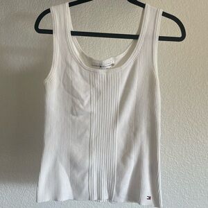 Tommy Hilfiger Classic White Ribbed Tee